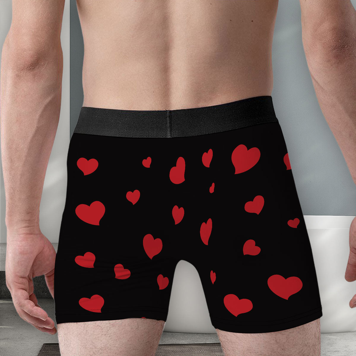 Rub For Luck - Personalized Photo Men's Boxer Briefs
