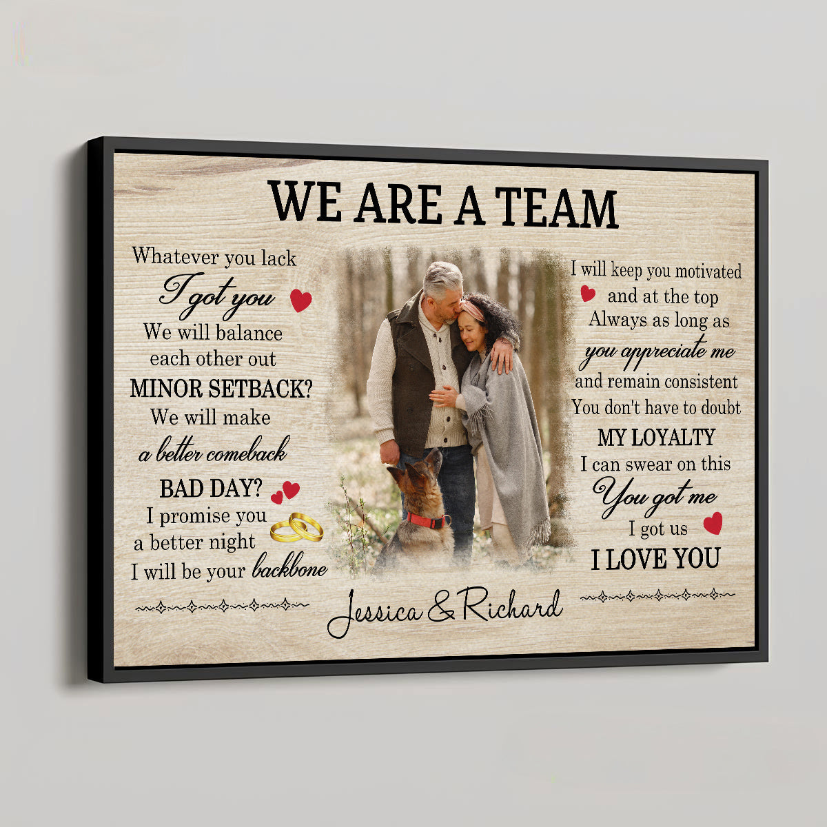 You Got Me I Got Us - Personalized Custom Poster