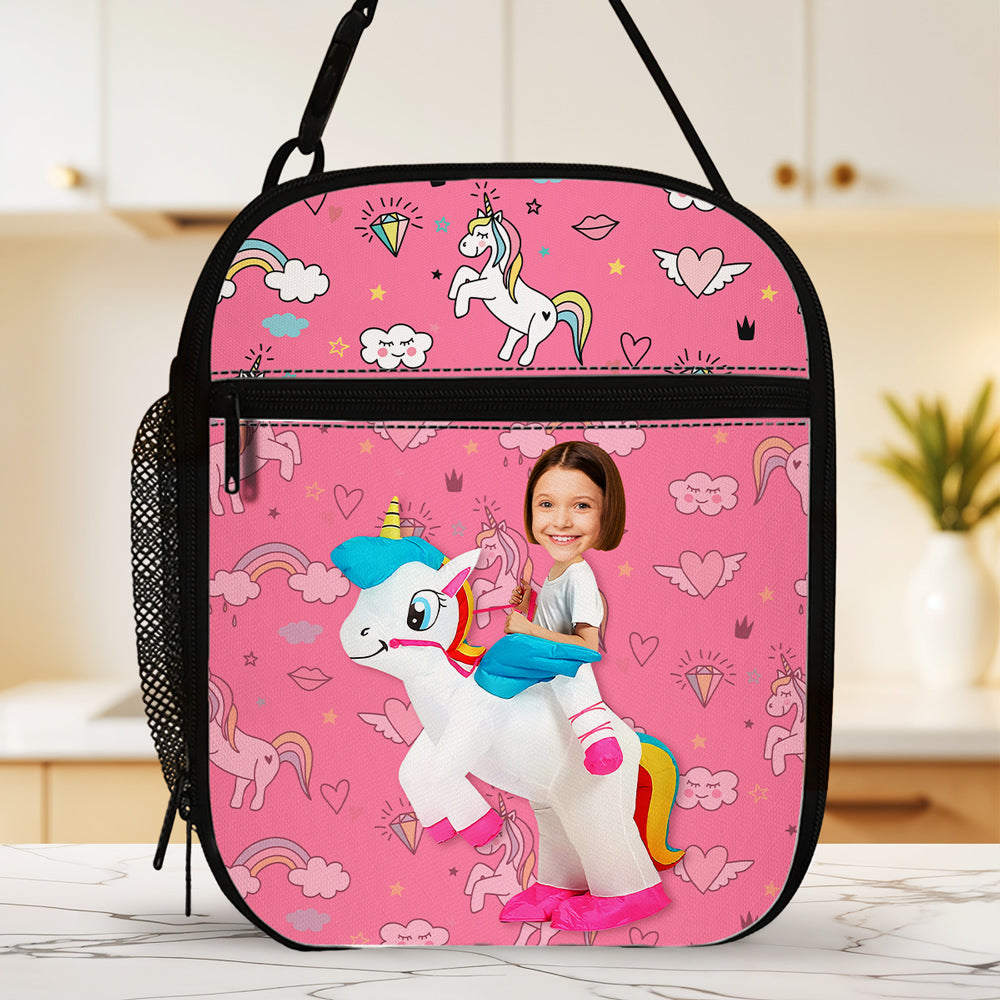 Cute Kid Fantasy Friends - Personalized Custom Insulated Lunch Bag