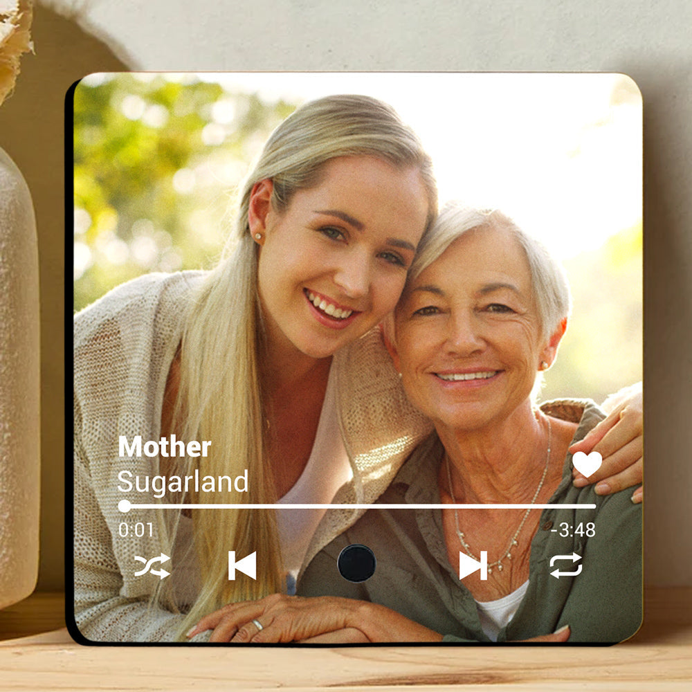 A Song For Mama - Personalized Custom Music Fridge Magnet