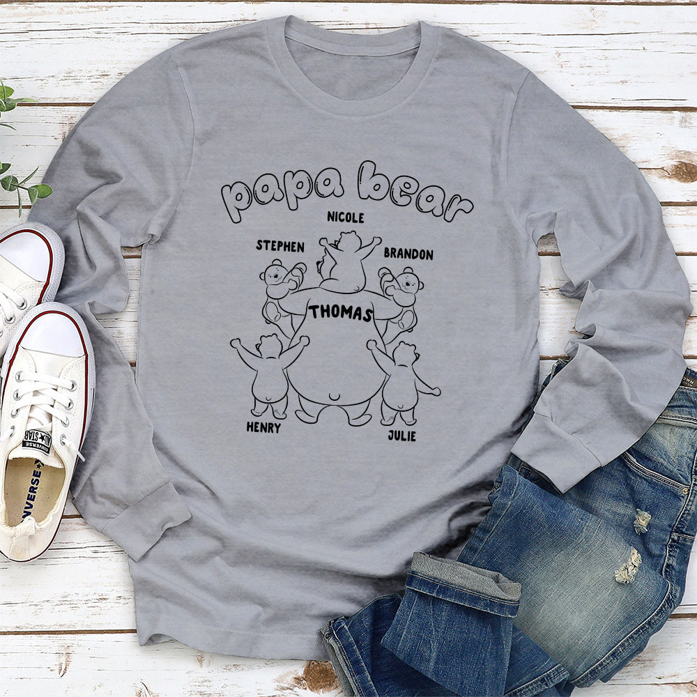 Papa Bear - Personalized Custom Shirt