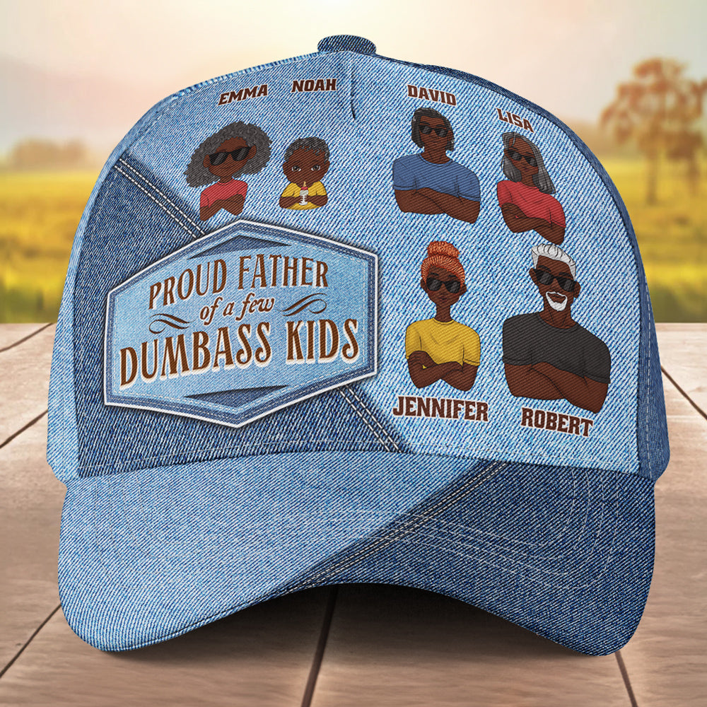 Proud Father Version 2 - Personalized Classic Cap