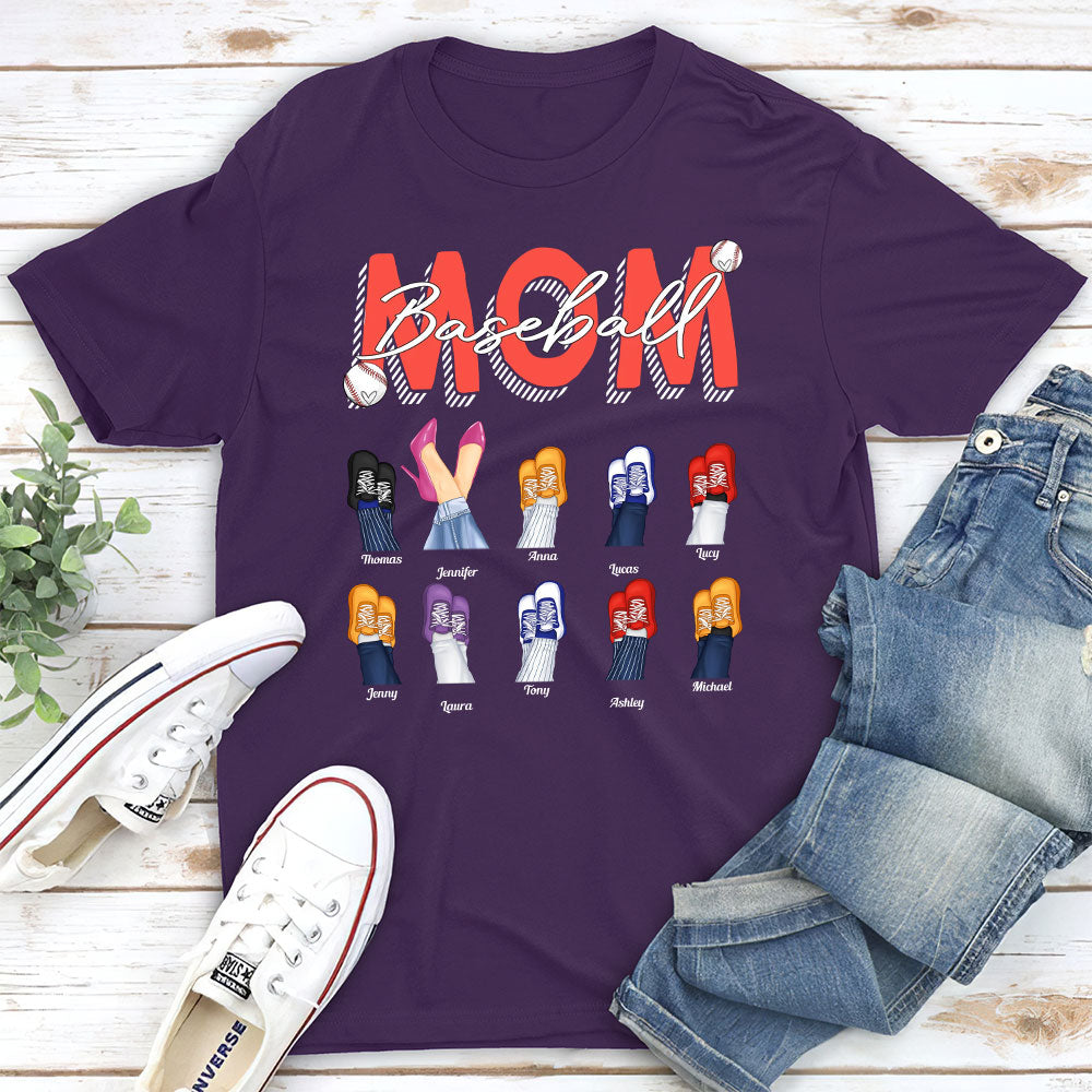 Baseball Mom - Personalized Custom Unisex T-shirt