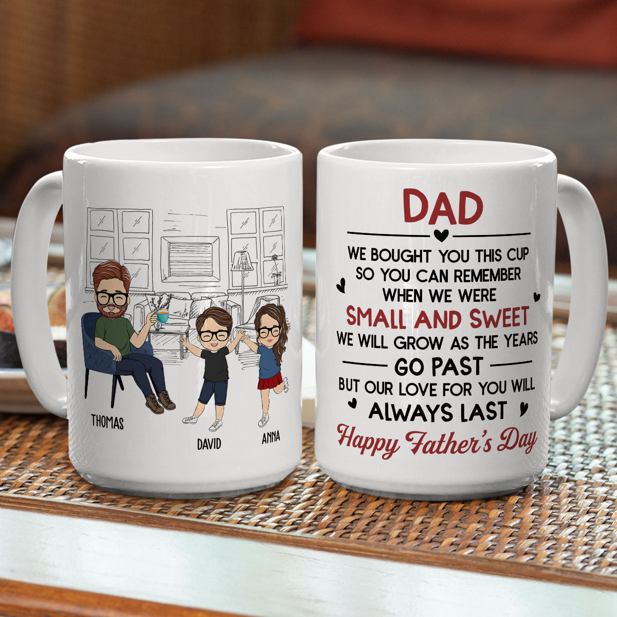 Small And Sweet - Personalized Custom Coffee Mug