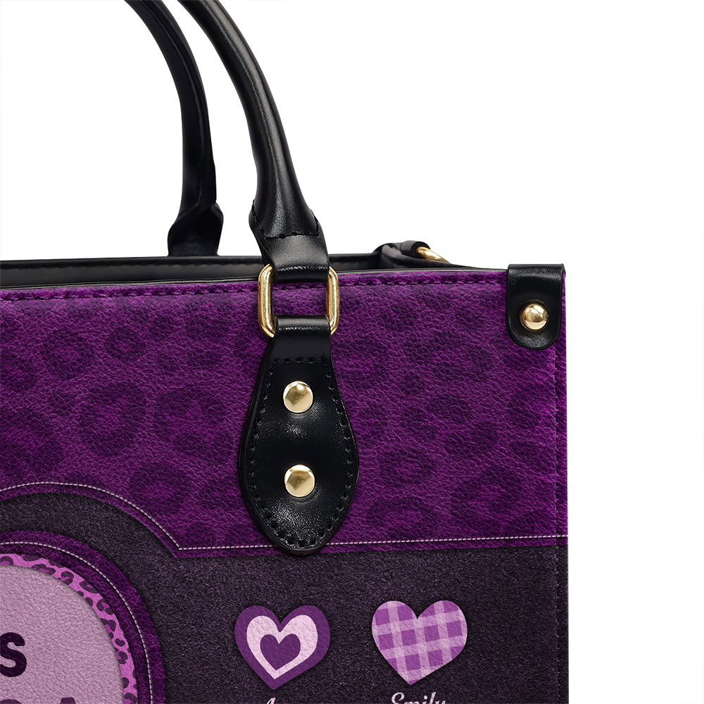 The Reason I Love - Personalized Custom Leather Bag