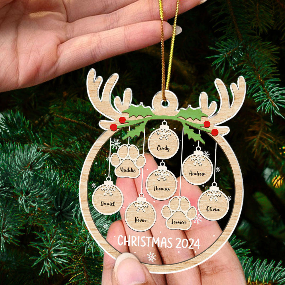 Paw Charm - Personalized Custom Acrylic Ornament