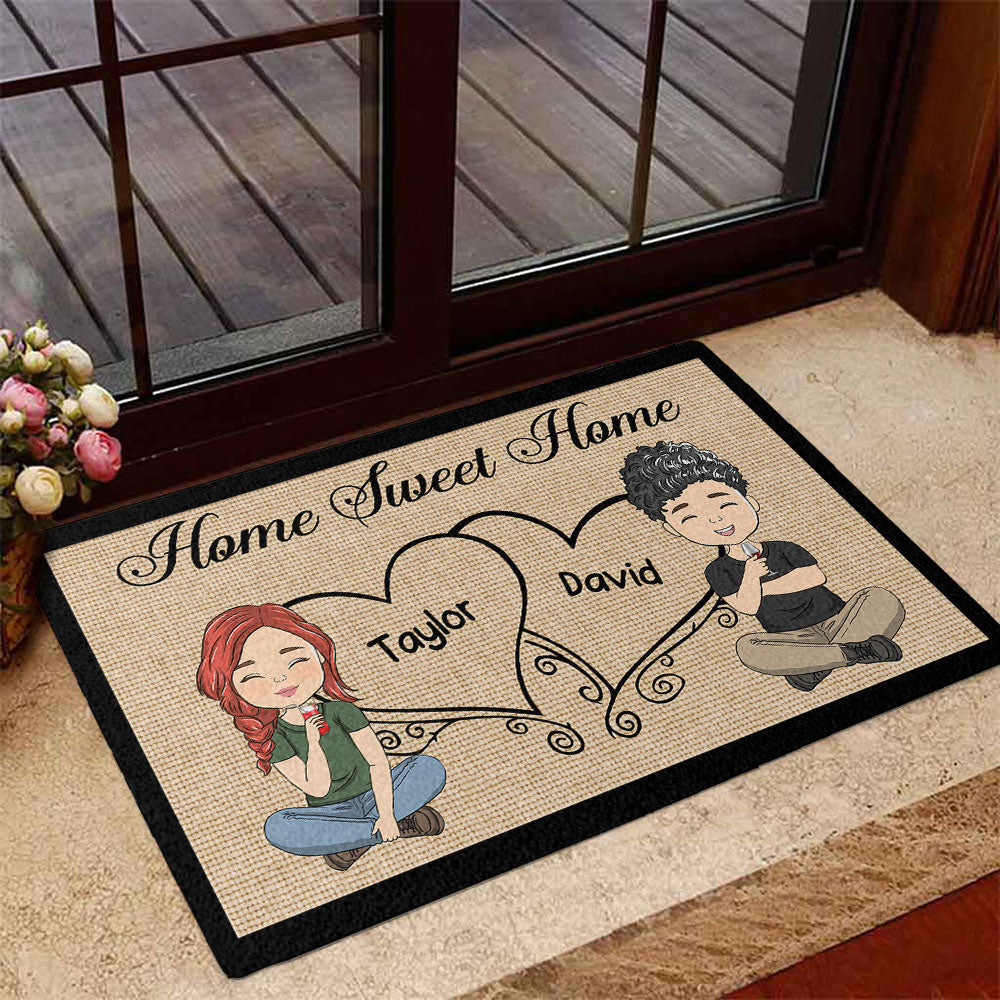 Home Sweet Home - Personalized Custom Doormat