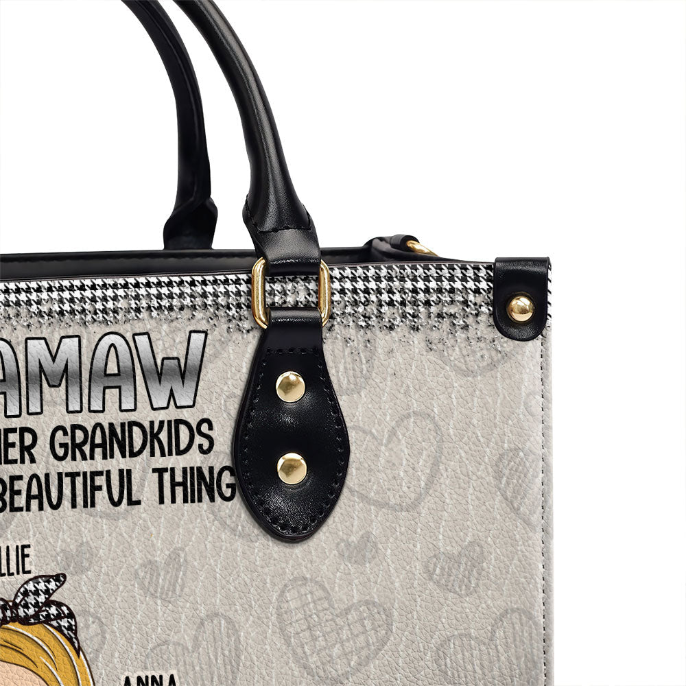 It Is A Beautiful Thing - Personalized Custom Leather Bag