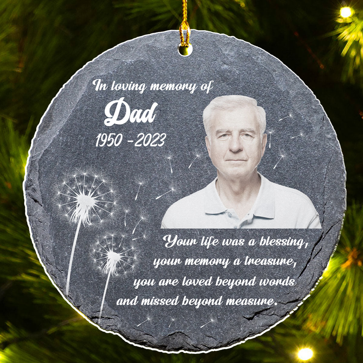 You Are Loved Beyond Words - Personalized Custom Acrylic Ornament