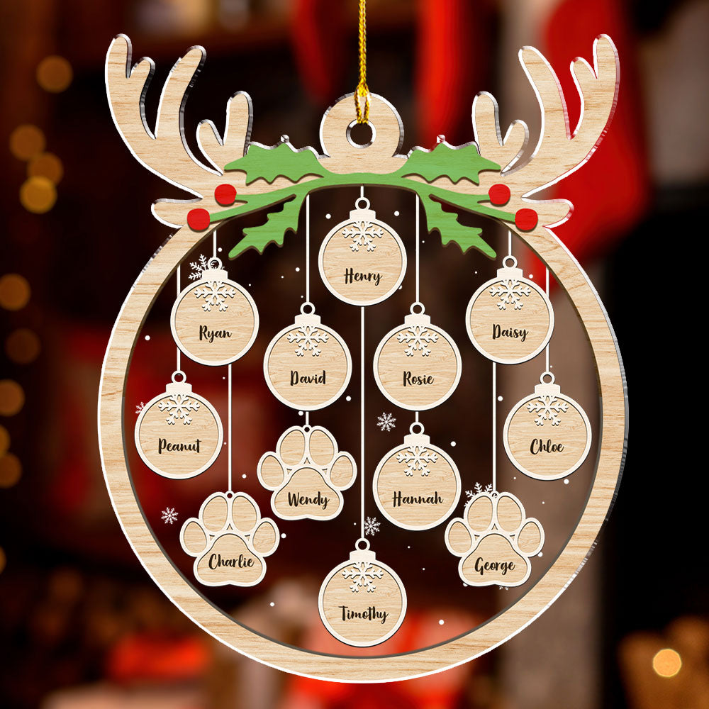 Paw Charm - Personalized Custom Acrylic Ornament