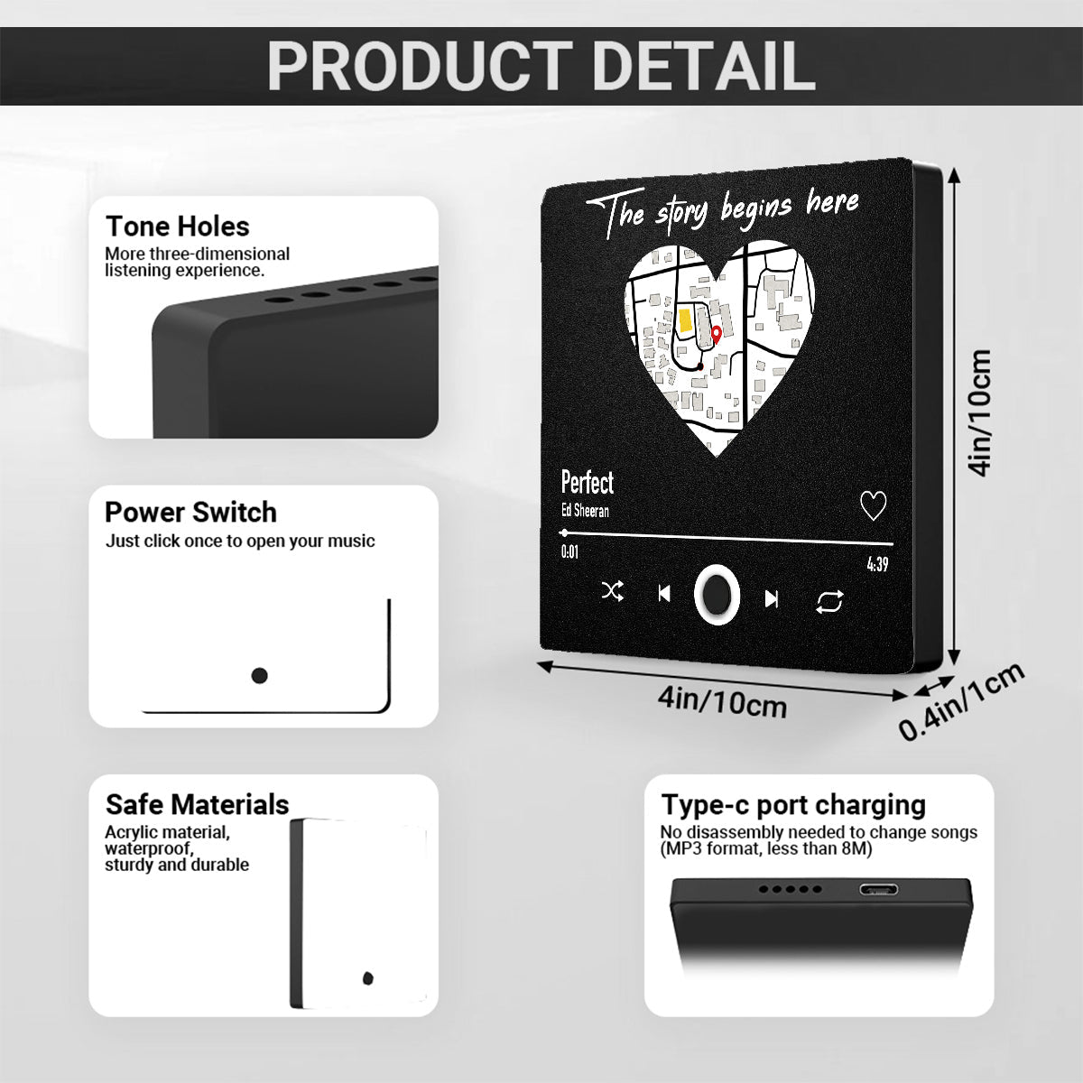 Our Story - Personalized Custom Music Fridge Magnet
