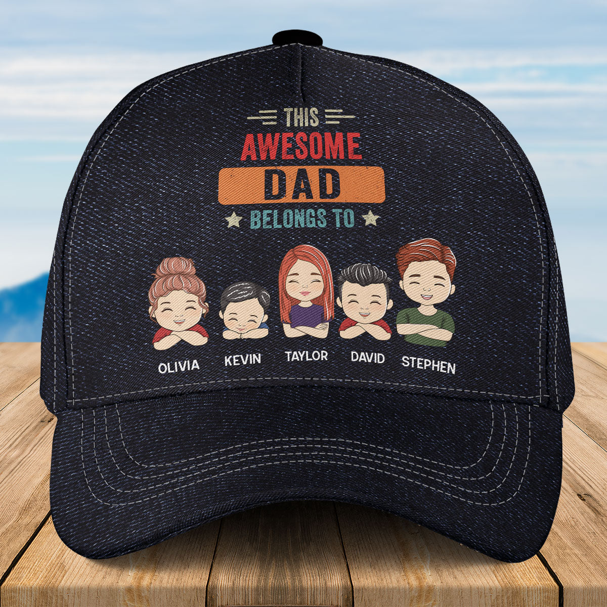 Awesome Daddy - Personalized Classic Cap