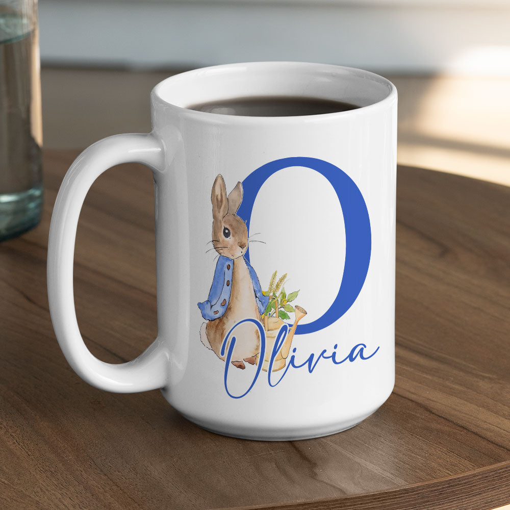 Gnome Bunny Rabbit - Personalized Custom Coffee Mug