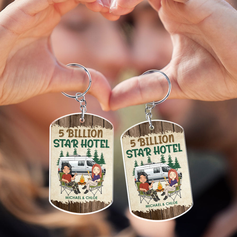 Happy Campers - Personalized Custom Acrylic Keychain