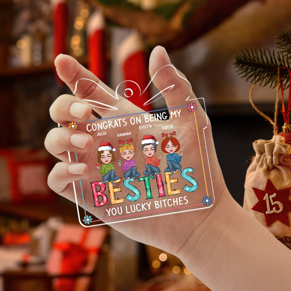 Congrats On - Personalized Custom Acrylic Ornament