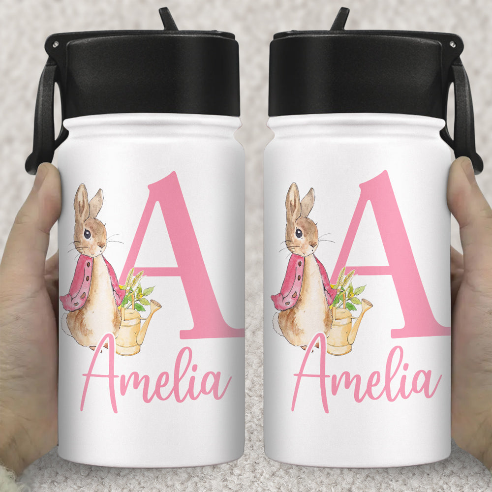 Hoppy Easter Fun - Personalized Custom Kids Water Bottle