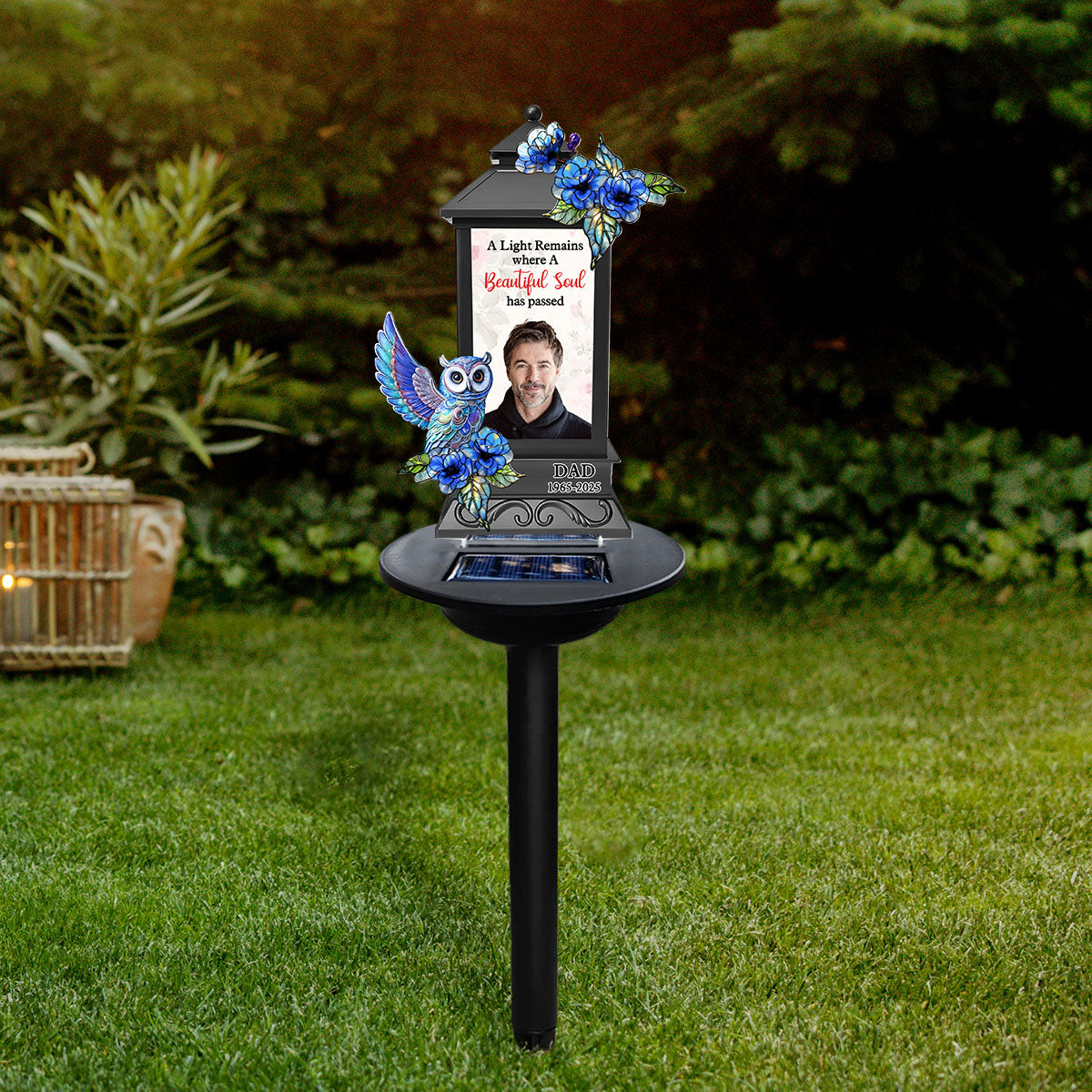 A Light Remains Where A Beautiful Soul Has Passed - Personalized Custom Solar Light