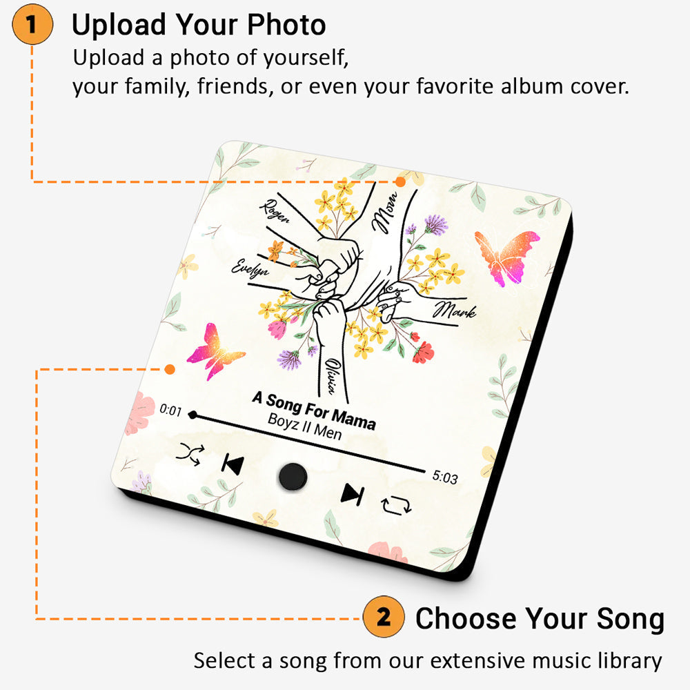 Together In Love - Personalized Custom Music Fridge Magnet