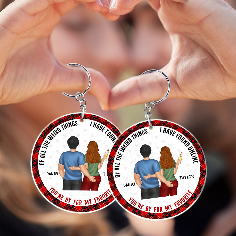 You Are My Favorite - Personalized Custom Acrylic Keychain
