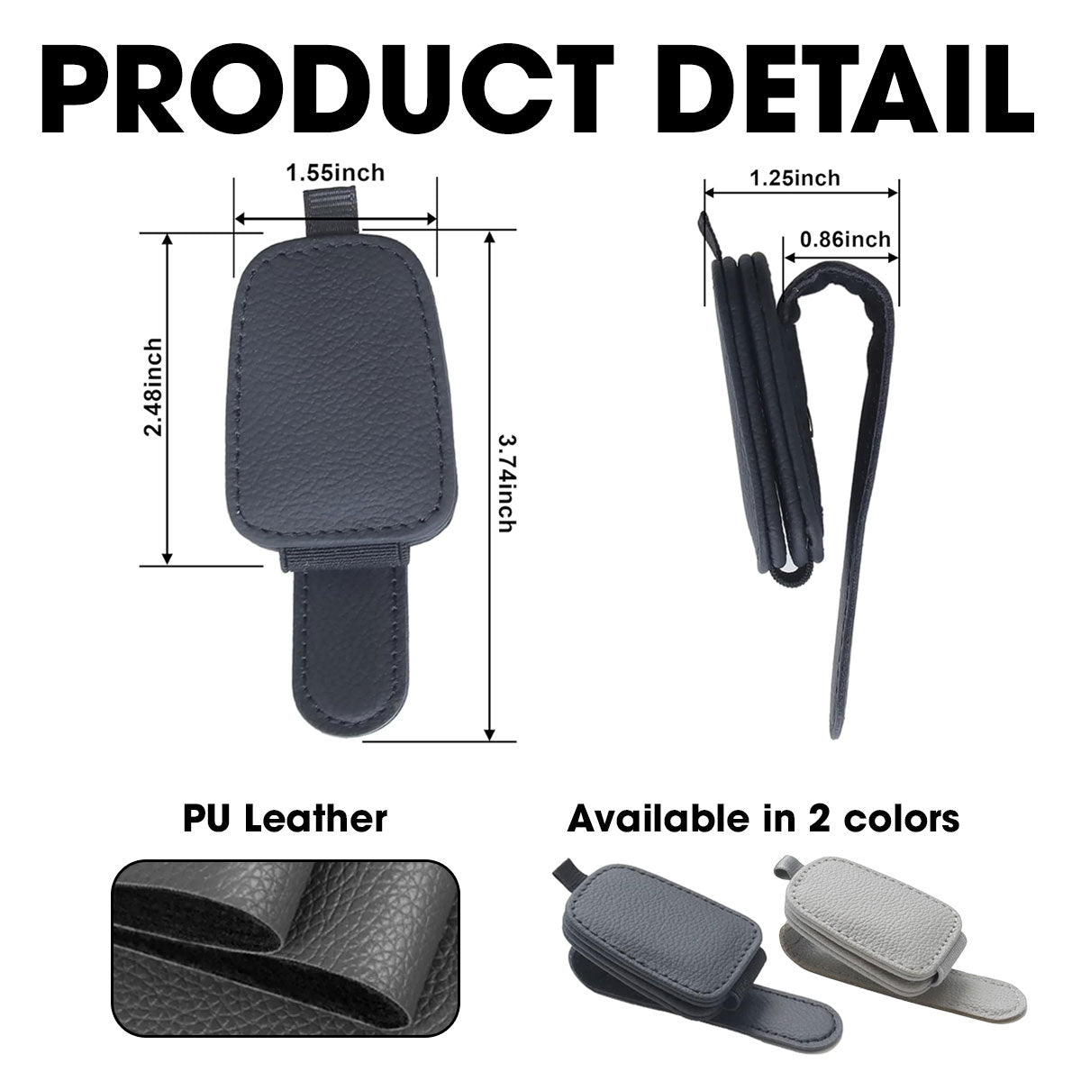 Watching You From Heaven - Personalized Custom Sunglasses Holder For Car Visor