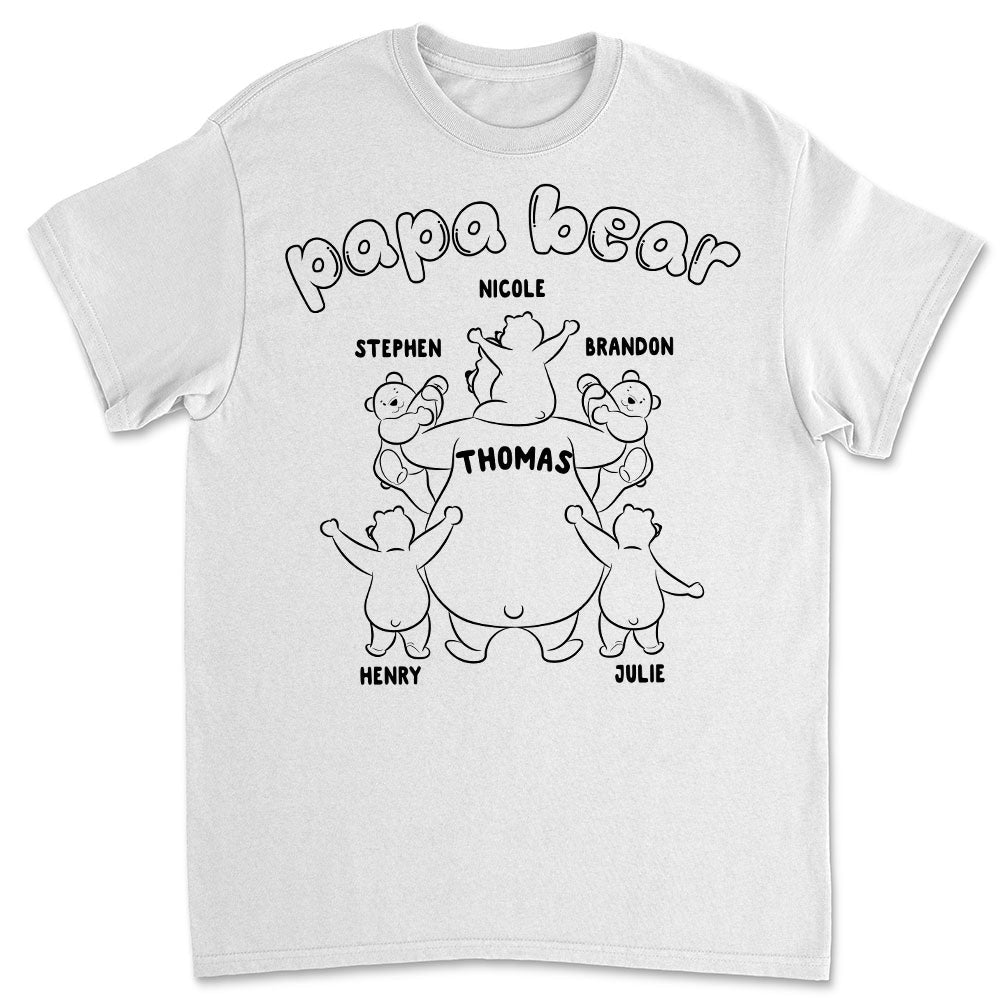 Papa Bear - Personalized Custom Shirt