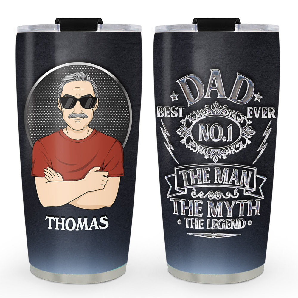 NO.1 Dad - Personalized Custom Tumbler