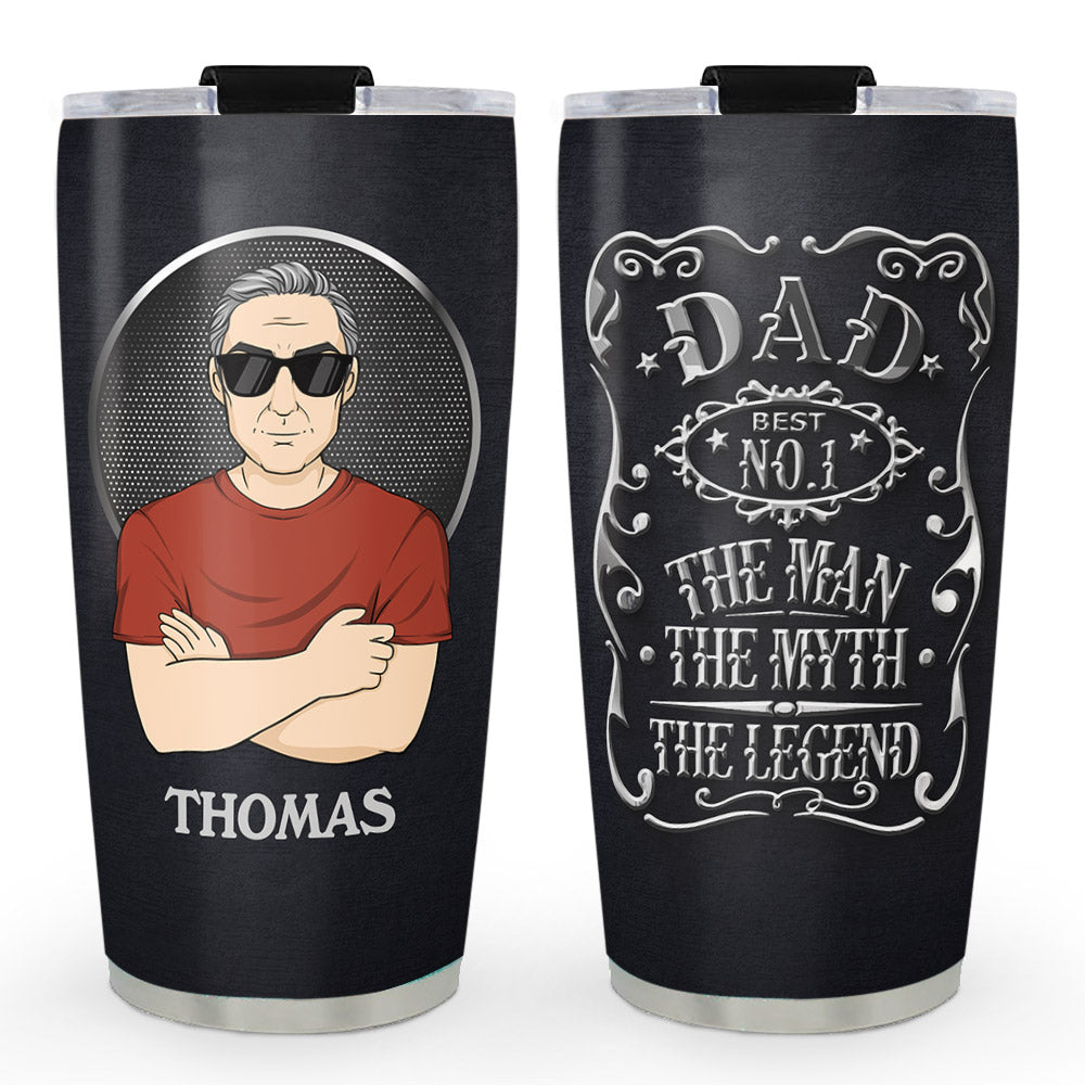 The Coolest Dad - Personalized Custom Tumbler