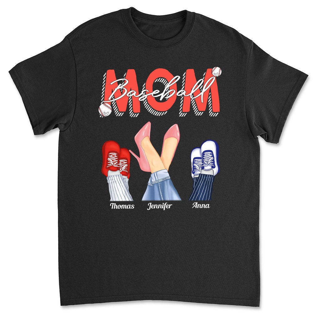 Baseball Mom - Personalized Custom Unisex T-shirt