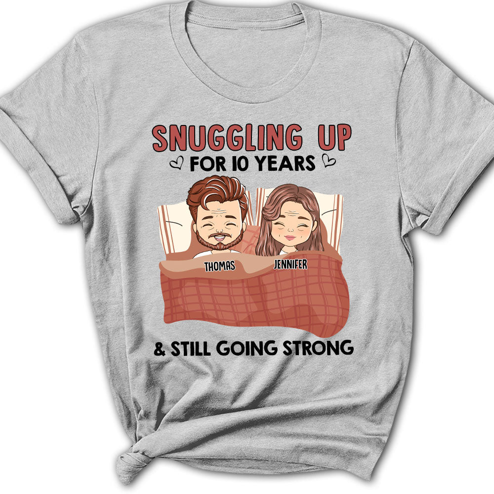 Snuggling Up - Personalized Custom Women's T-shirt