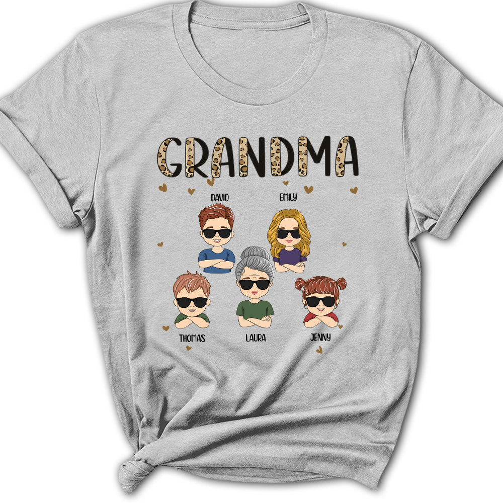 Just Call Me Grandma - Personalized Custom Women's T-shirt