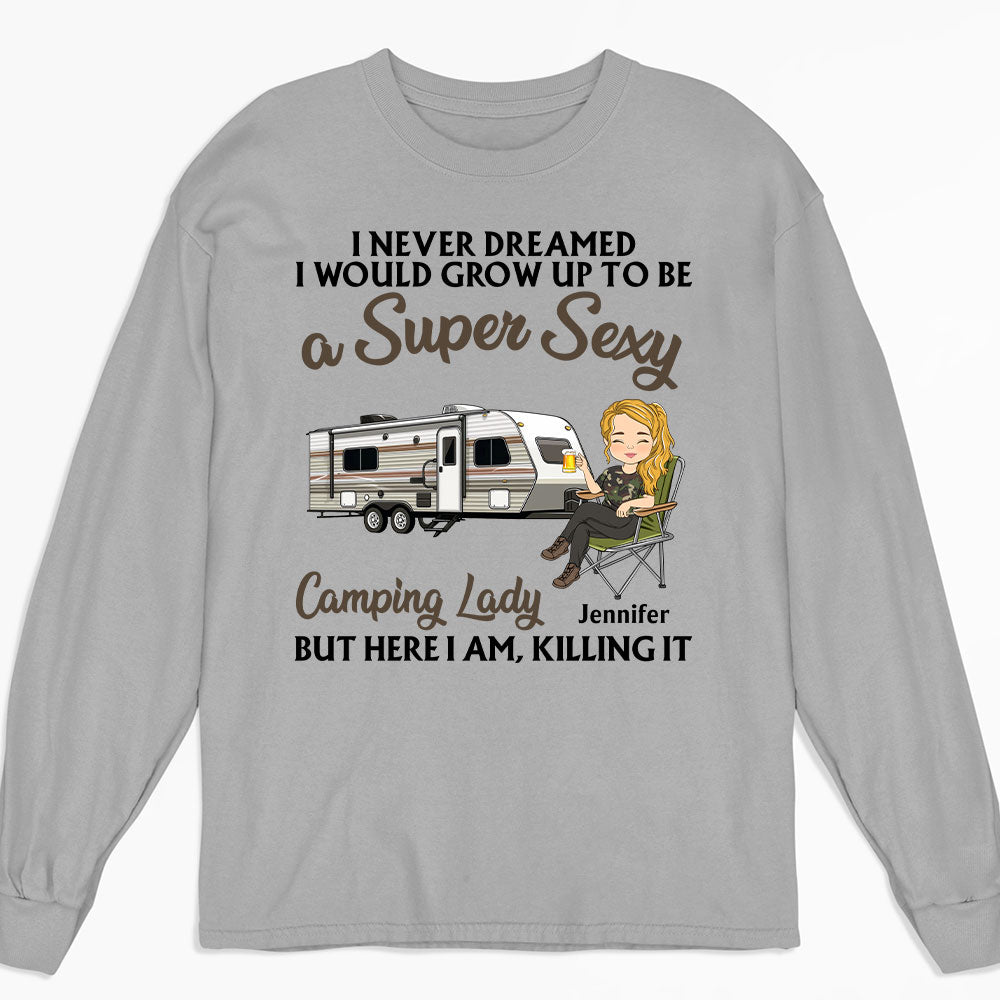 Never Dreamed - Personalized Custom Long Sleeve T-shirt