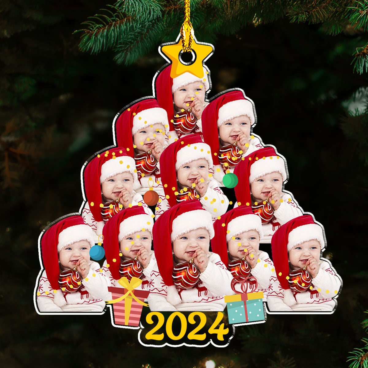 Holiday Harmony - Personalized Custom Acrylic Ornament