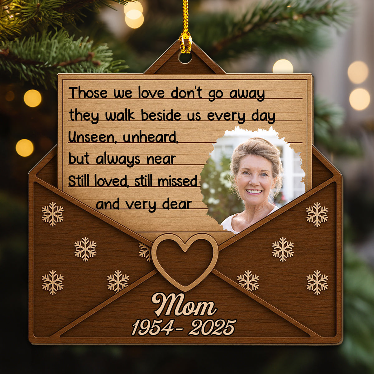 Very Dear - Personalized Custom Wood Ornament