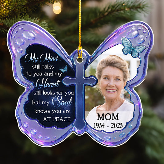 At Peace - Personalized Custom Acrylic Ornament