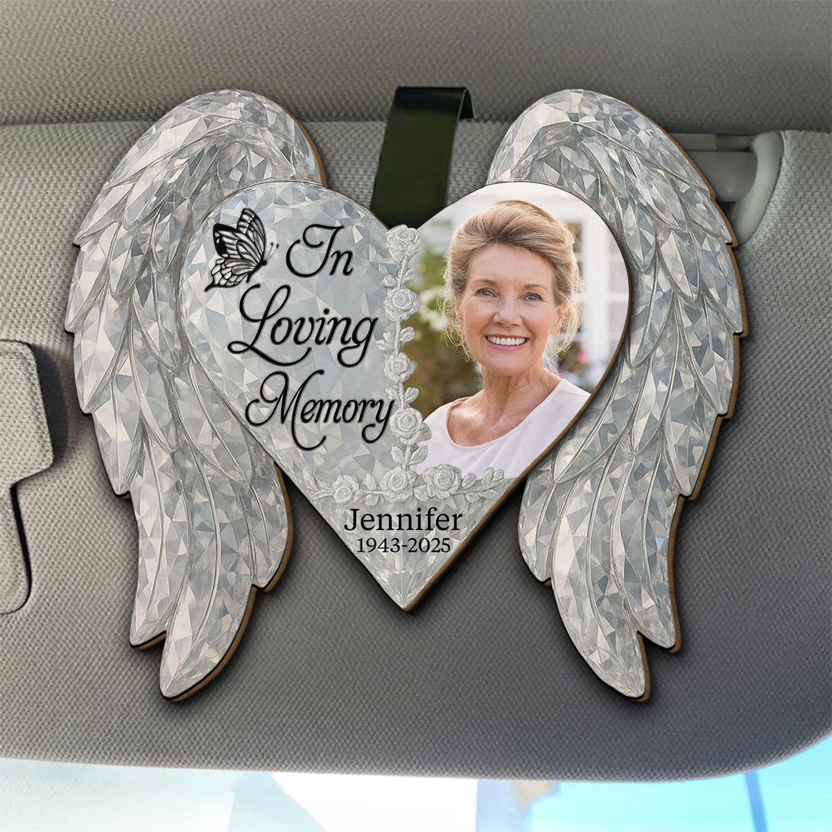 My Heart Still Loves You - Personalized Custom Car Visor Clip