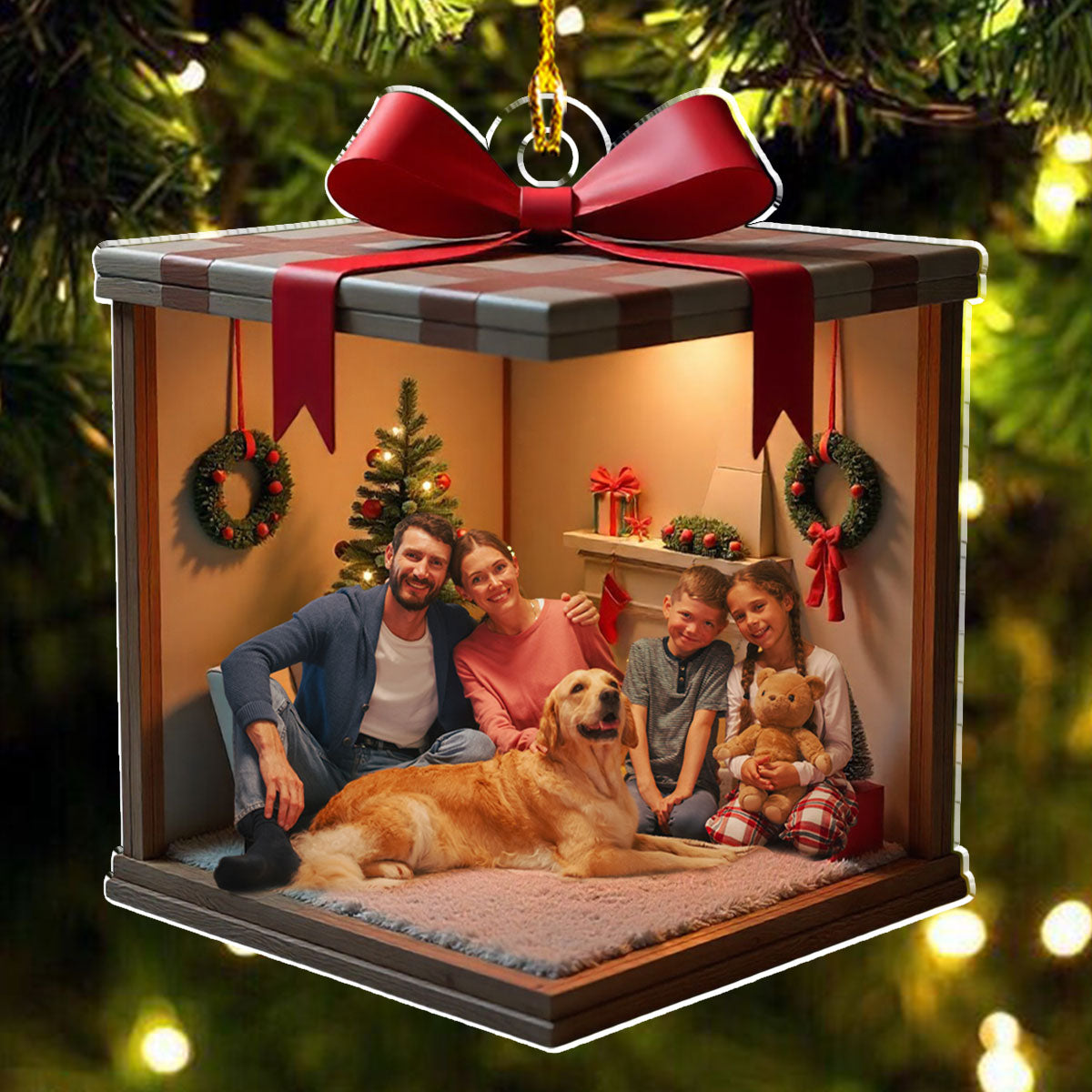 One Family 2025 - Personalized Custom Acrylic Ornament