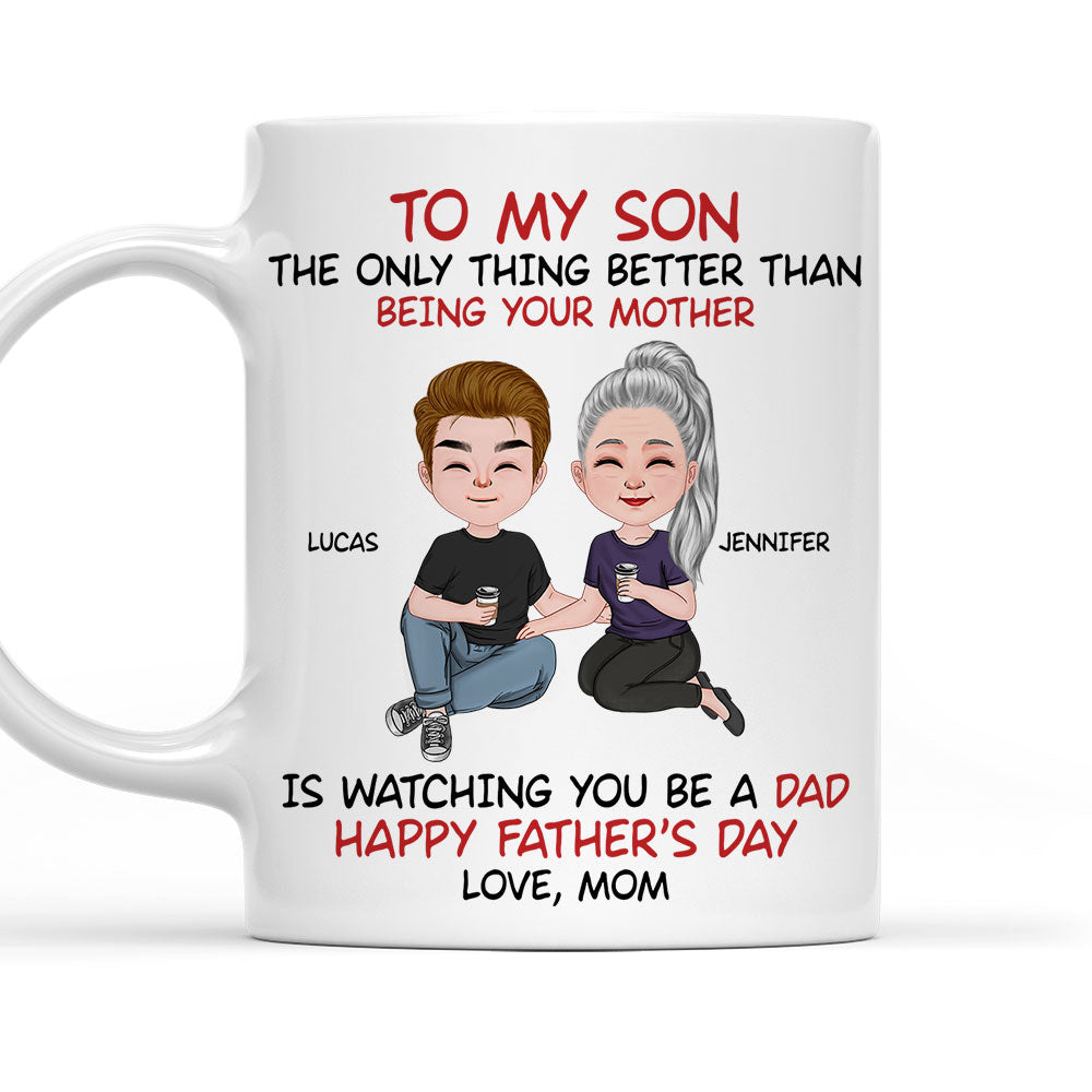 To My Son From Mom - Personalized Custom Coffee Mug