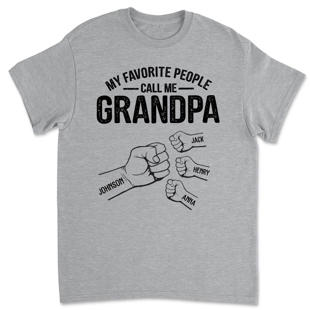 A Great Grandpa Full Of Strength - Personalized Custom Shirt