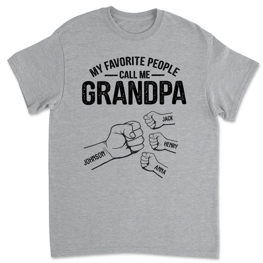 A Great Grandpa Full Of Strength - Personalized Custom Shirt
