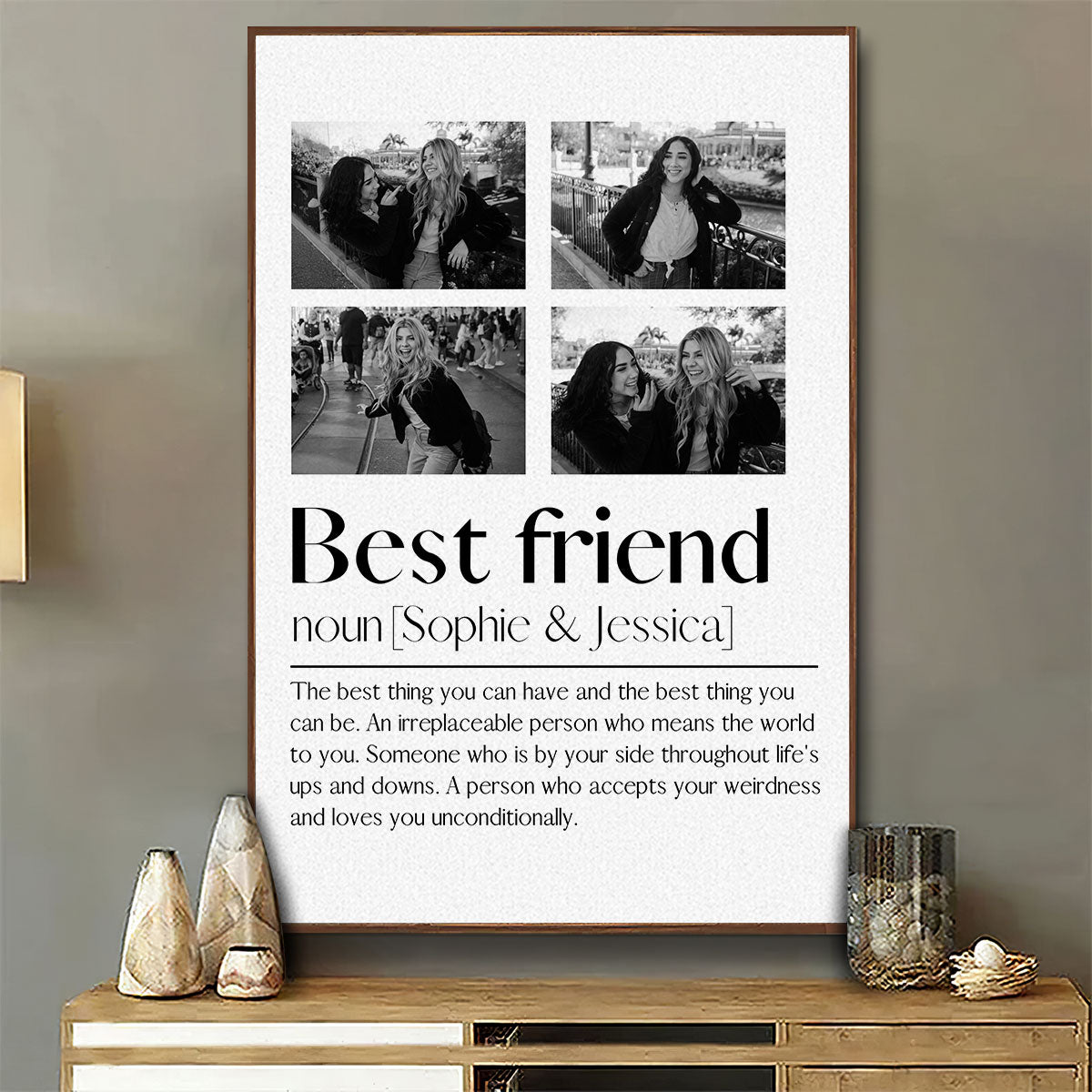 Best Friend - Personalized Custom Poster