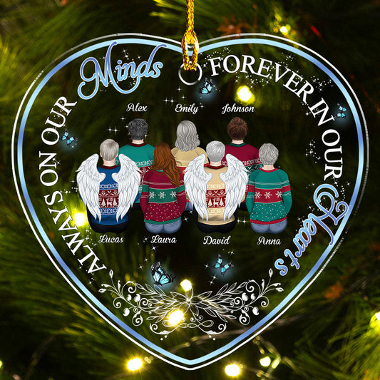 Always On Our Minds - Personalized Custom Acrylic Ornament
