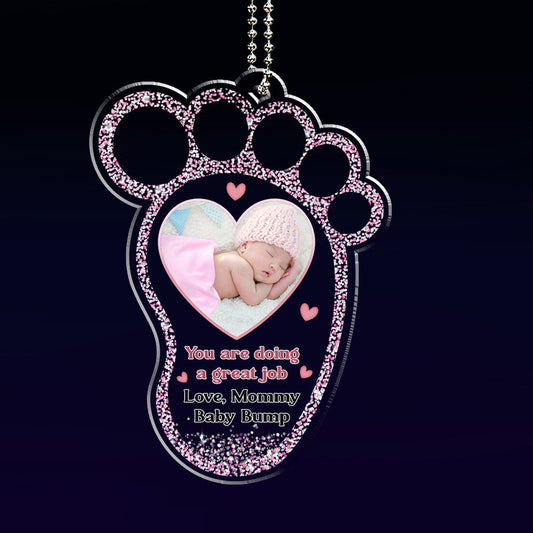 I Love You So Much - Personalized Acrylic Car Ornament