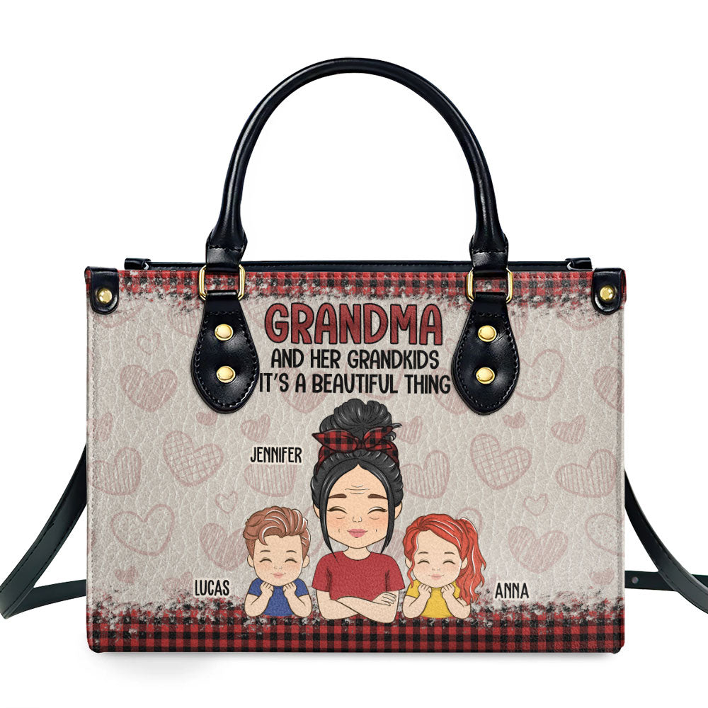 It Is A Beautiful Thing - Personalized Custom Leather Bag