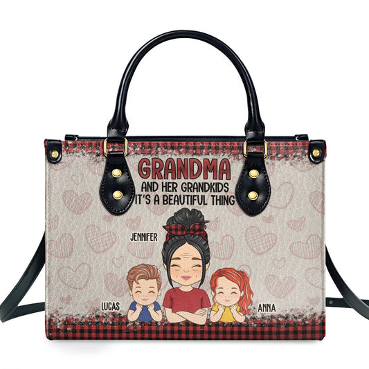 It Is A Beautiful Thing - Personalized Custom Leather Bag