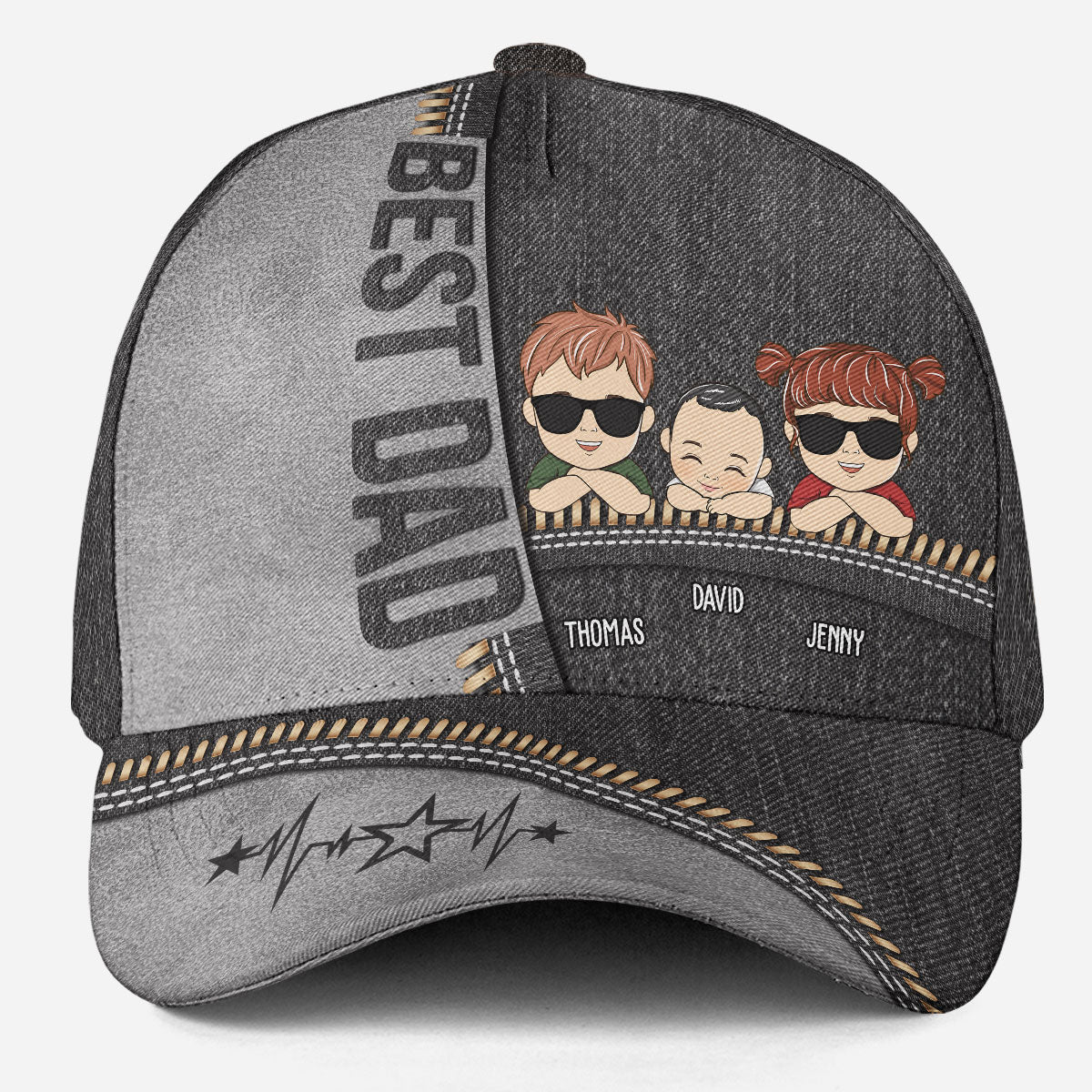 Best Dad - Personalized Classic Cap