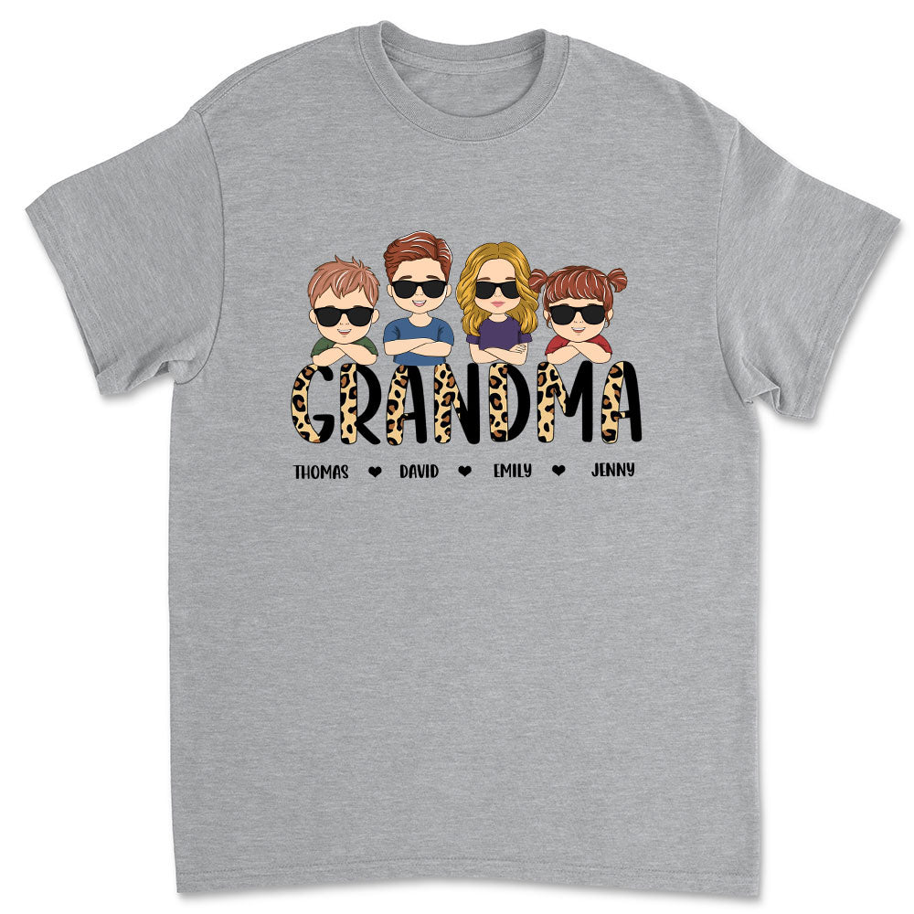 Leopard Momma Title - Personalized Custom Unisex T-shirt