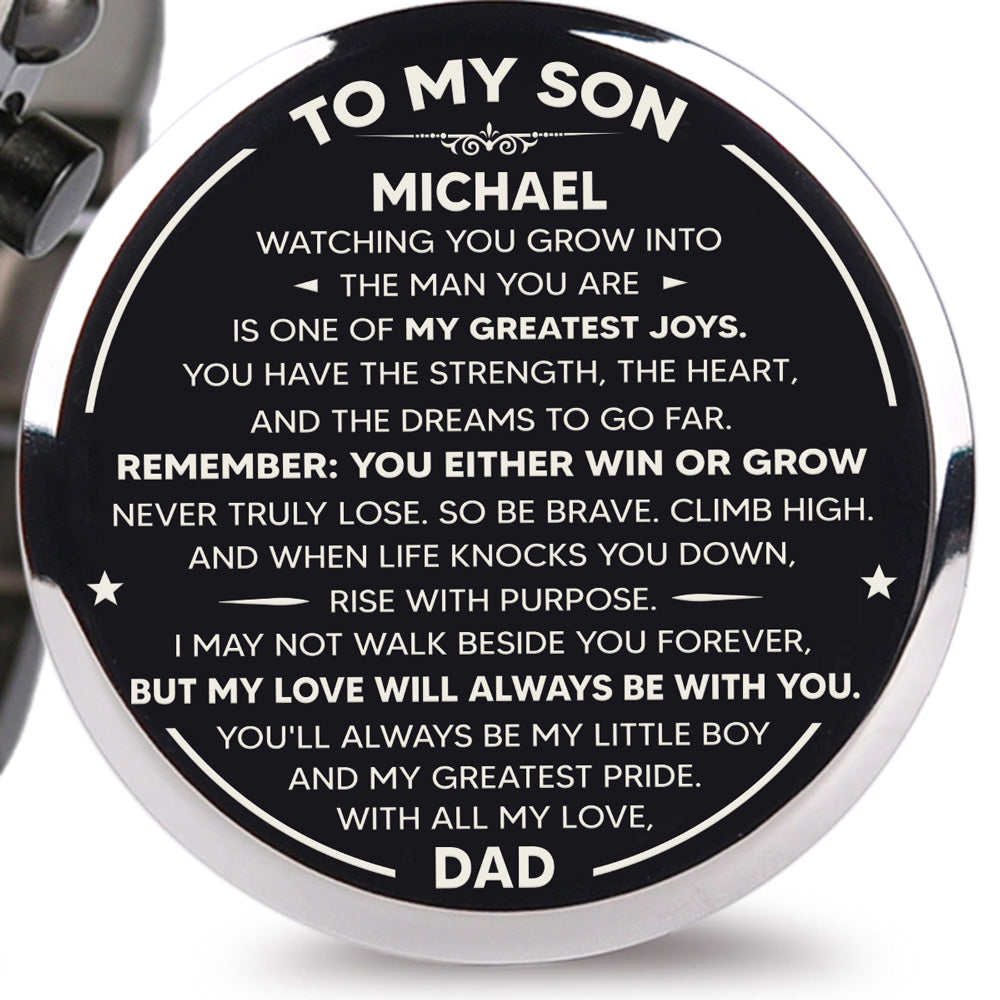 To My Pride - Personalized Engraved Wooden Watches GQ026