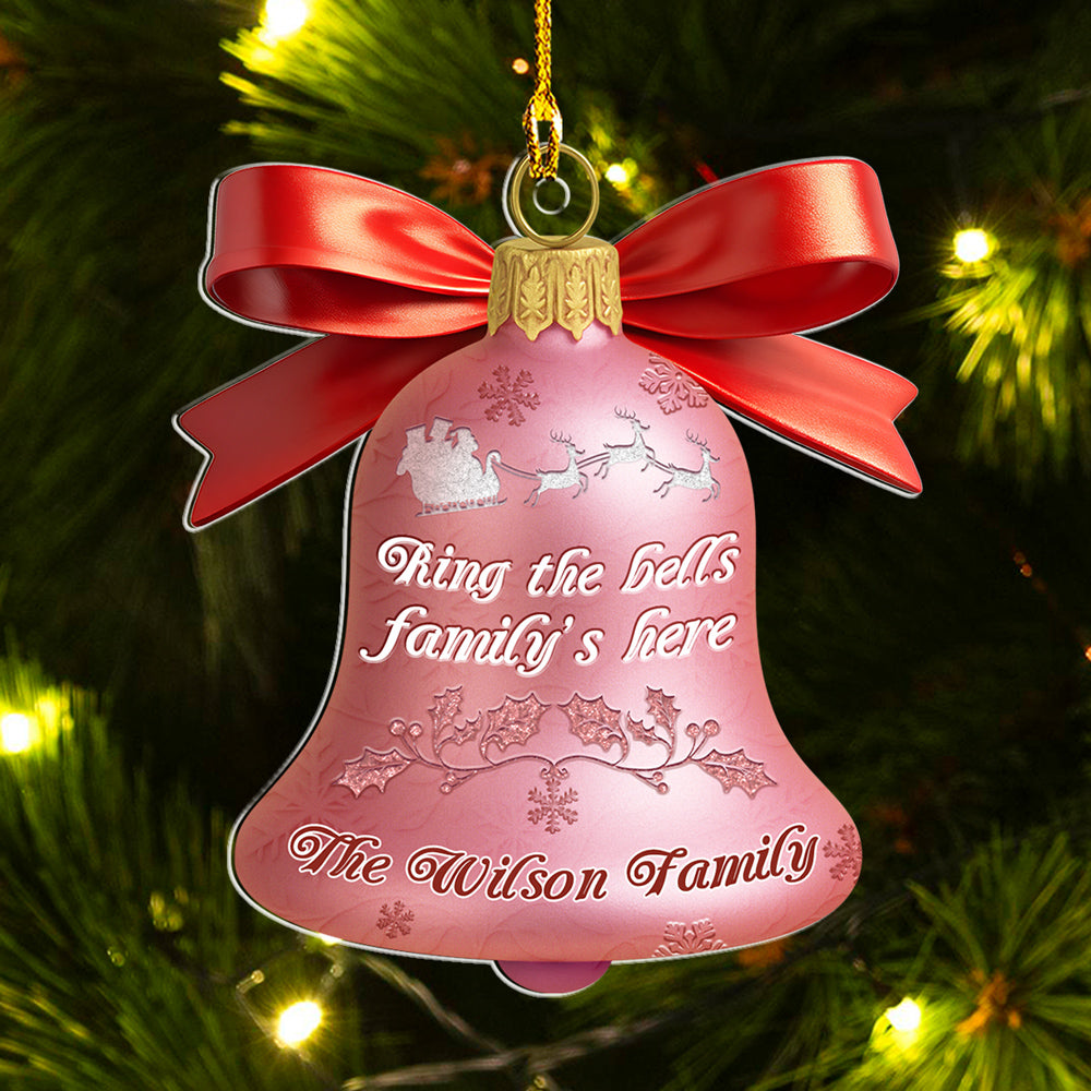 Ring A Bell - Personalized Custom 3D Effect Acrylic Ornament