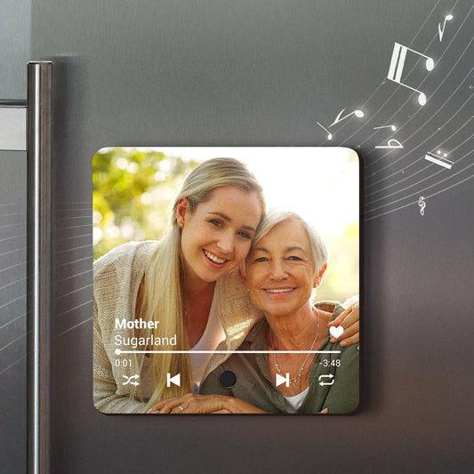 A Song For Mama - Personalized Custom Music Fridge Magnet