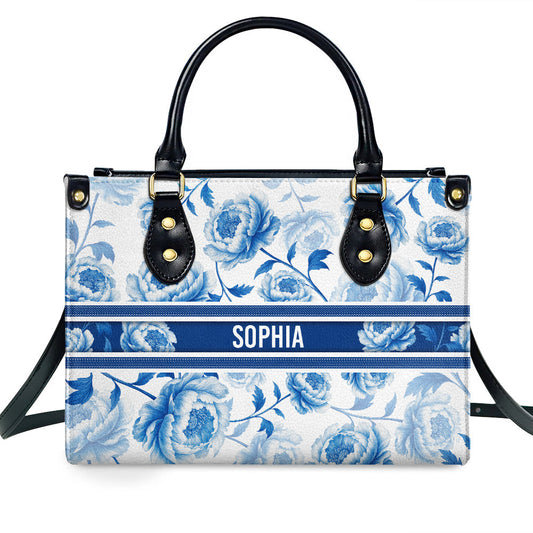 Flower Of Month - Personalized Custom Leather Bag